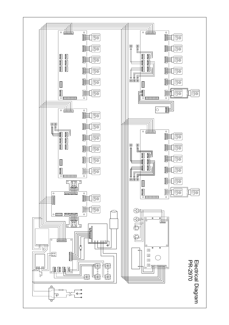 Electrical diagram pr-2970, Ac input | OmniSistem PR XL 1200 Framing User Manual | Page 23 / 26