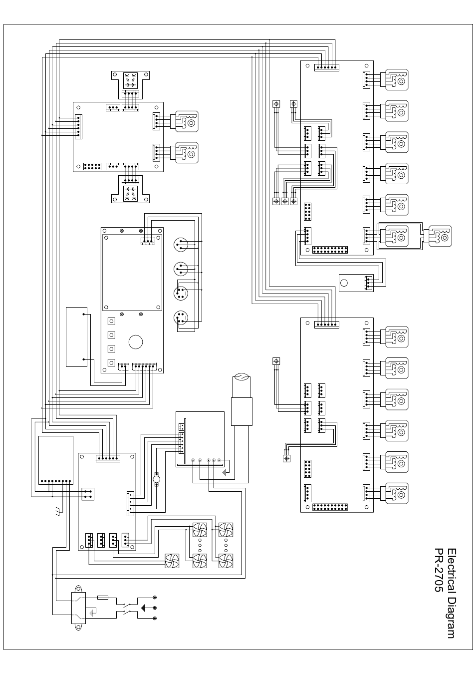 Electrical diagram pr-2705 | OmniSistem PR XL 700 Wash User Manual | Page 18 / 20