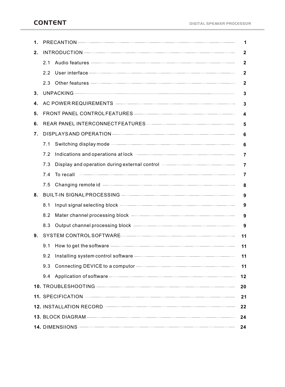 Т³гж 2, Content | OmniSistem Beta 3 – EC-2600U User Manual | Page 2 / 27