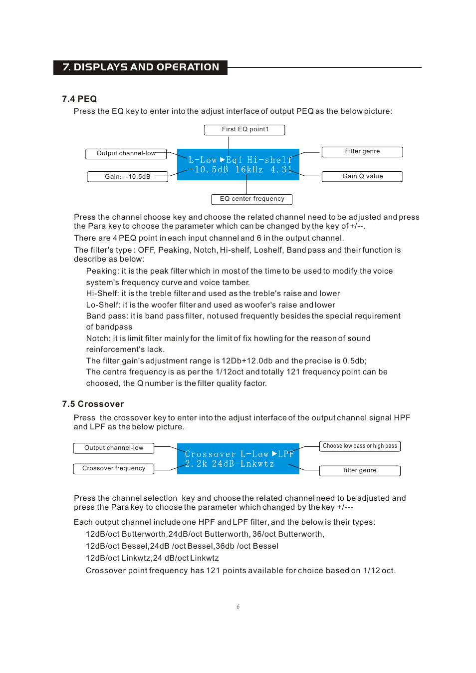 Т³гж 8, Displays and operation | OmniSistem Beta 3 – EC2402 User Manual | Page 8 / 15