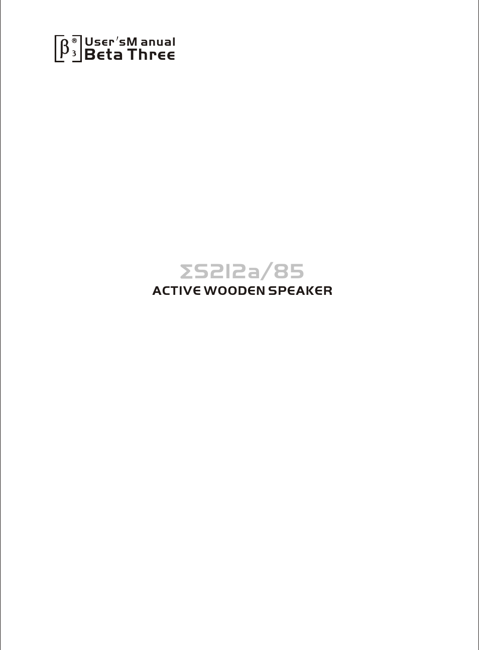 Т³гж 4, Beta three | OmniSistem Beta 3 – ES212-85a User Manual | Page 4 / 4