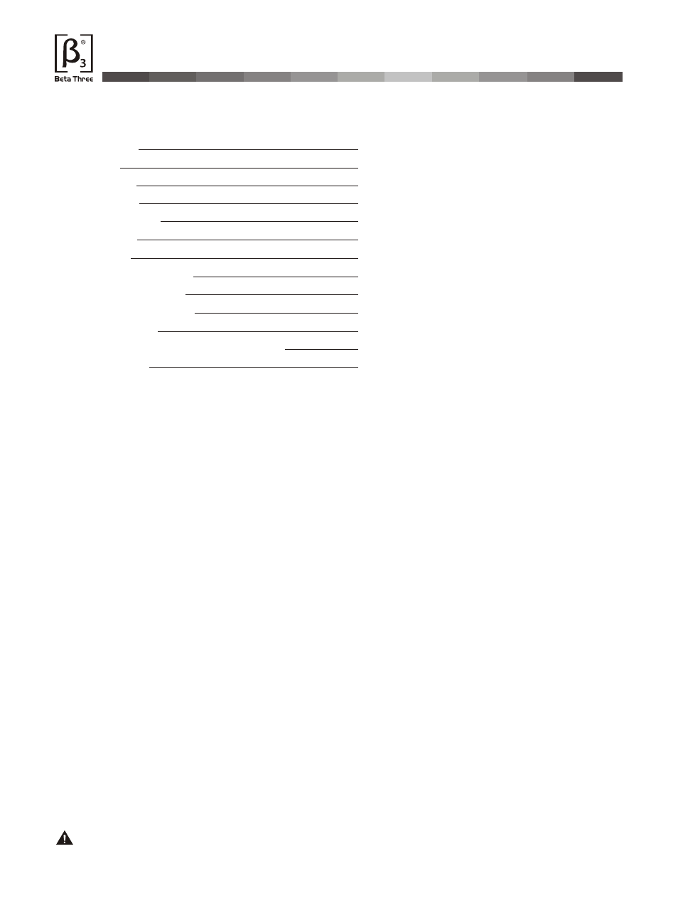 Т³гж 3, Mu12ba, Content | OmniSistem Beta 3 – MU12ba User Manual | Page 3 / 10