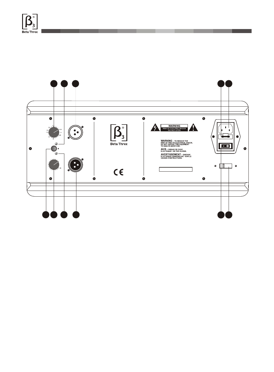 Т³гж 5, Mu12ba, Amplifier module | Elder/ 3/mu12ba, Introduction of amplifier module | OmniSistem Beta 3 – MU12ba User Manual | Page 5 / 10