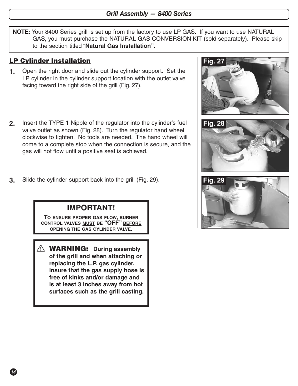 Important | Coleman 9992-647 User Manual | Page 14 / 32