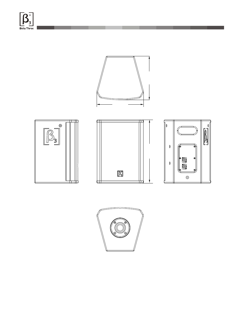 Т³гж 9, Technical specification, Elder/ 3/mu8 | 2d dimension | OmniSistem Beta 3 – MU8 User Manual | Page 9 / 11