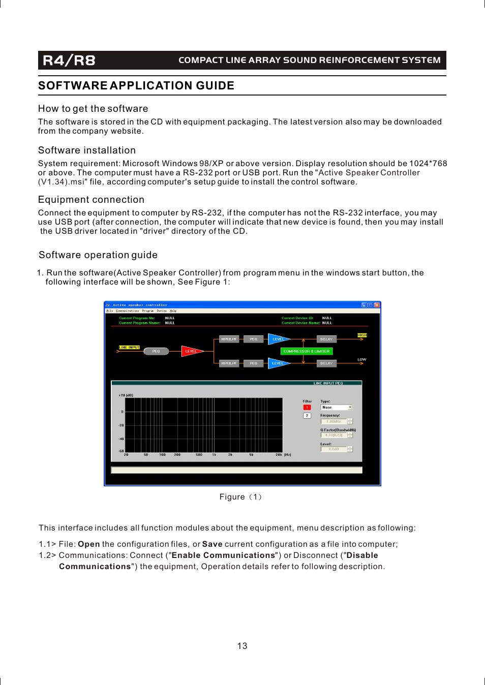 Т³гж 15, Software application guide | OmniSistem Beta 3 – R4/R8 User Manual | Page 15 / 31