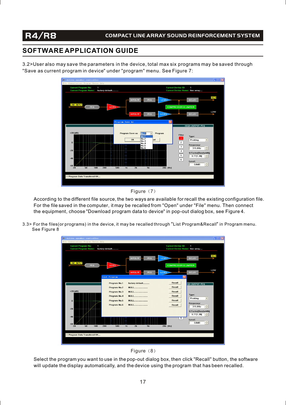 Т³гж 19, Software application guide | OmniSistem Beta 3 – R4/R8 User Manual | Page 19 / 31