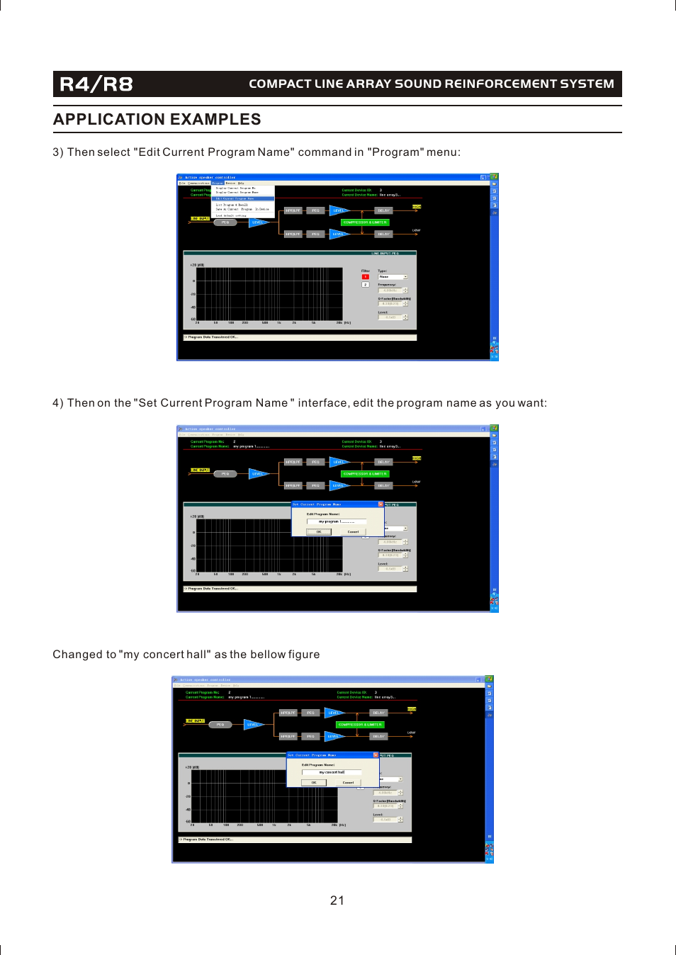 Т³гж 23, Application examples | OmniSistem Beta 3 – R4/R8 User Manual | Page 23 / 31