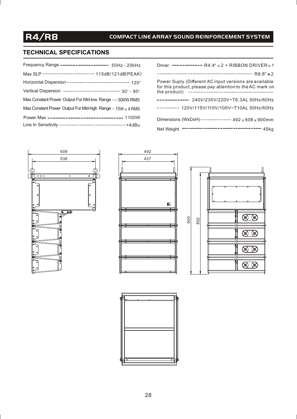 Т³гж 30, Technical specifications | OmniSistem Beta 3 – R4/R8 User Manual | Page 30 / 31