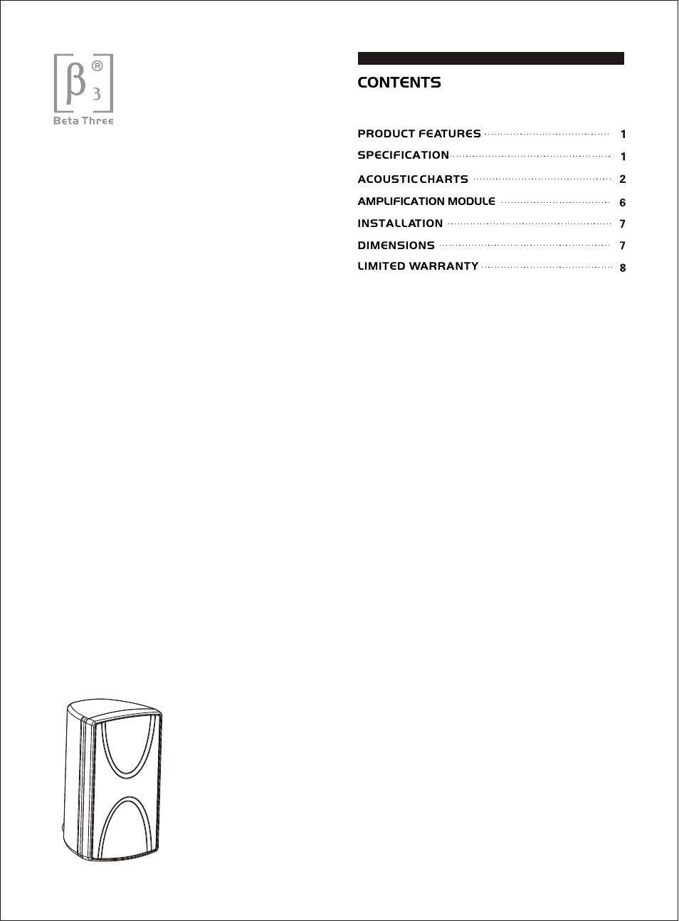 OmniSistem Beta 3 – S400a User Manual | Page 2 / 11