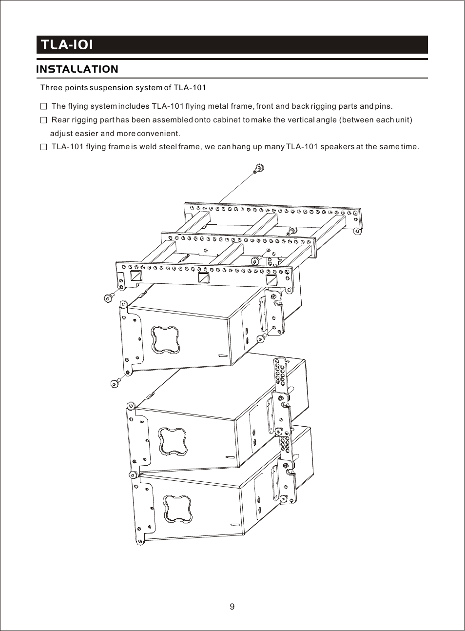 Т³гж 11, Tla-101, Installation | OmniSistem Beta 3 – TLA 101 User Manual | Page 11 / 16
