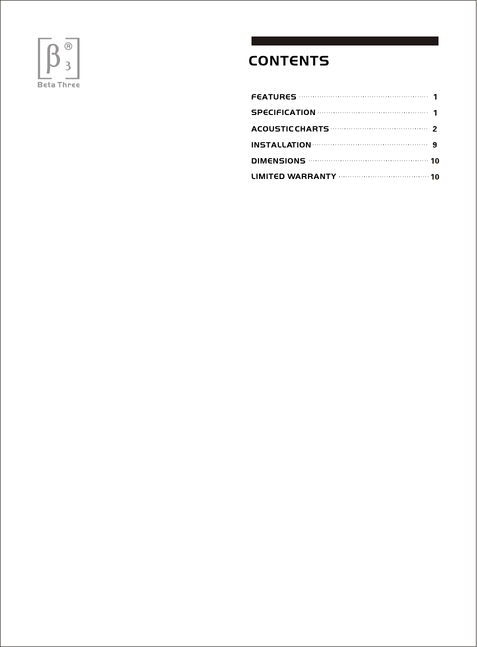 OmniSistem Beta 3 – TLA 101 User Manual | Page 2 / 16