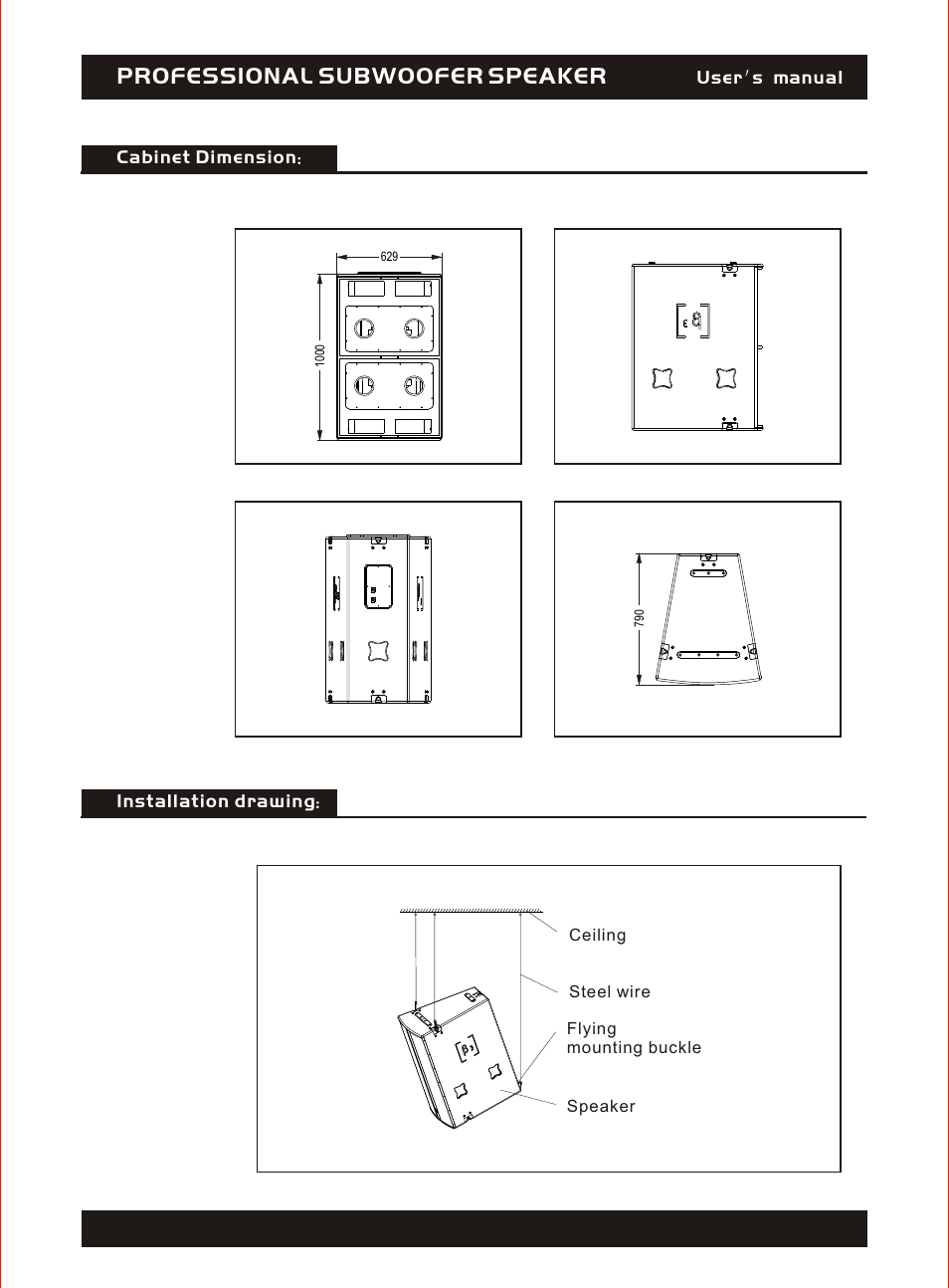 Т³гж 3, Professional subwoofer speaker | OmniSistem Beta 3 – ΣB218 User Manual | Page 3 / 4