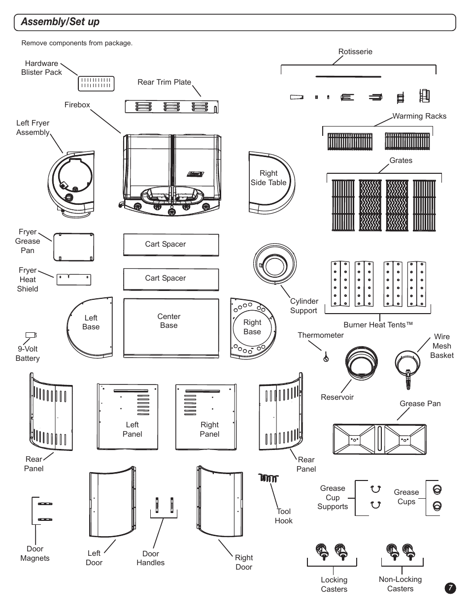 Assembly/set up | Coleman 5600 User Manual | Page 7 / 44