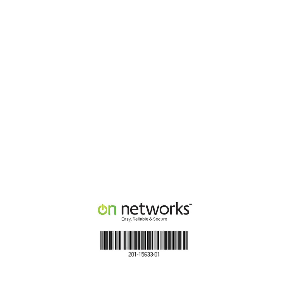 On Networks DSG008 User Manual | Page 8 / 8