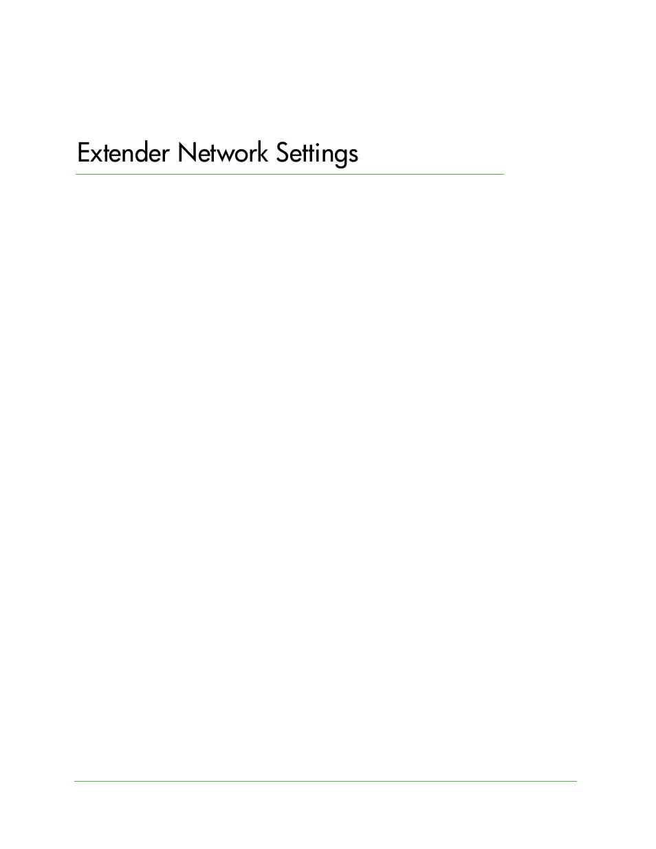 Extender network settings, Chapter 2 extender network settings | On Networks N300RE User Manual User Manual | Page 13 / 31