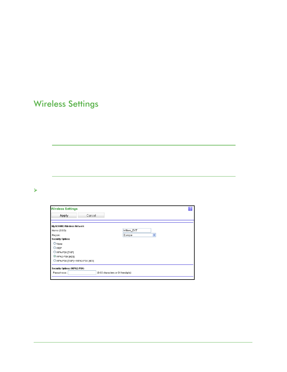 Wireless settings | On Networks N300RE User Manual User Manual | Page 16 / 31