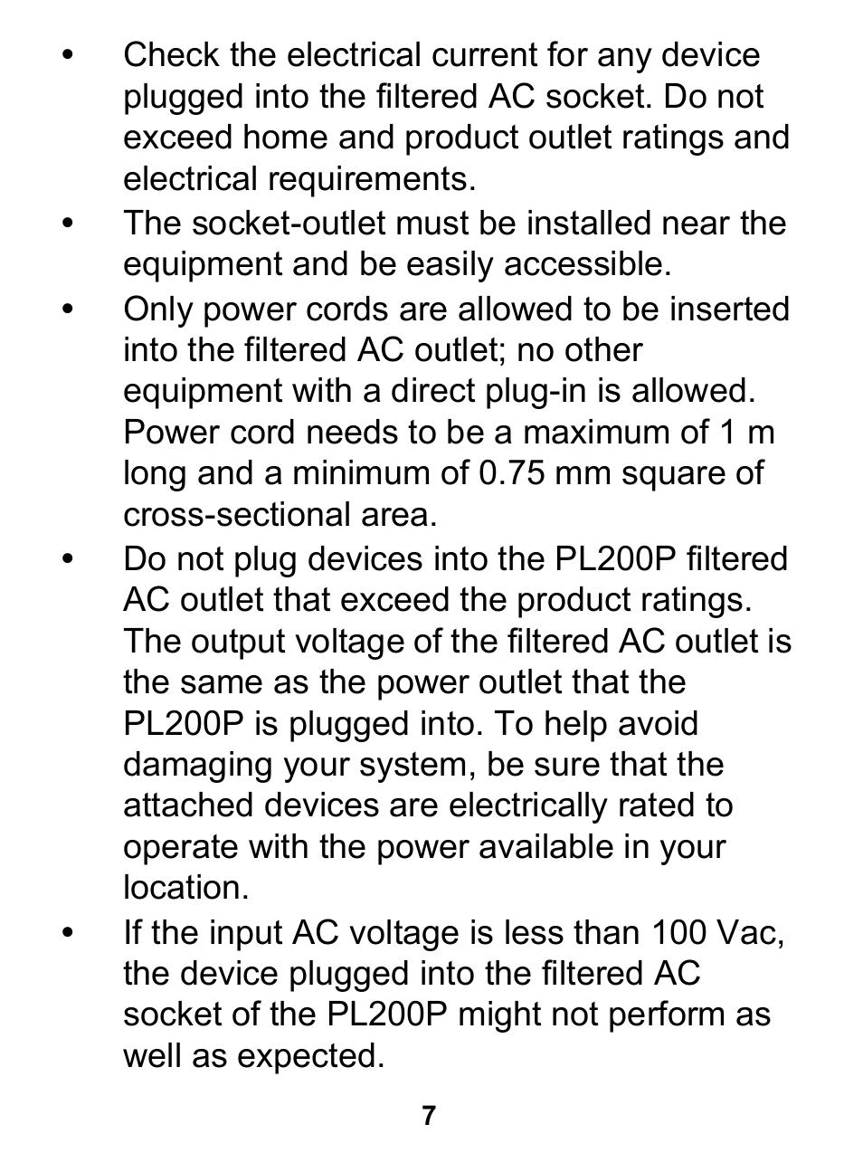 On Networks PL200P User Manual | Page 7 / 12