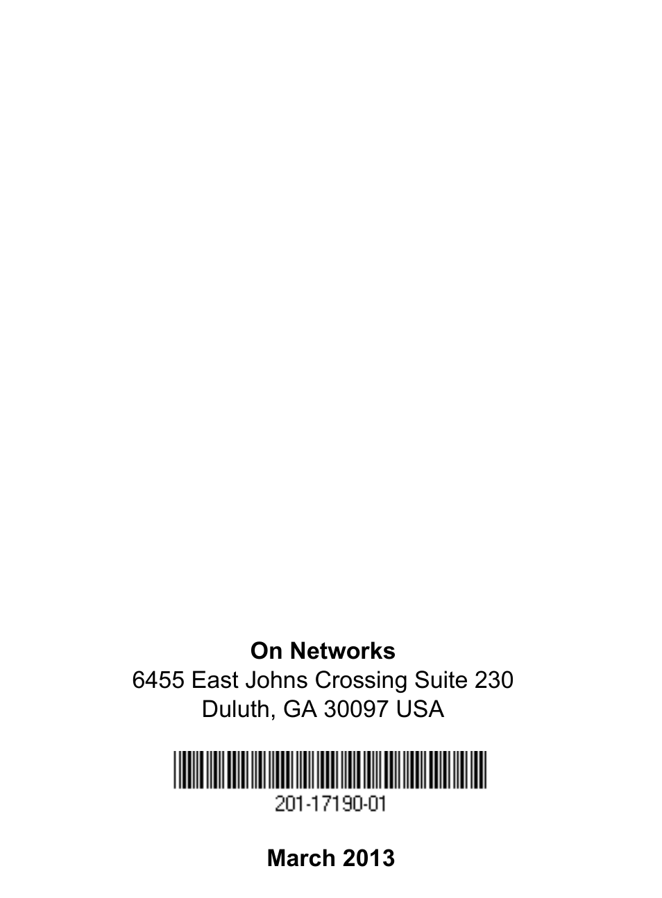 On Networks PL500 Installation Guide User Manual | Page 8 / 8