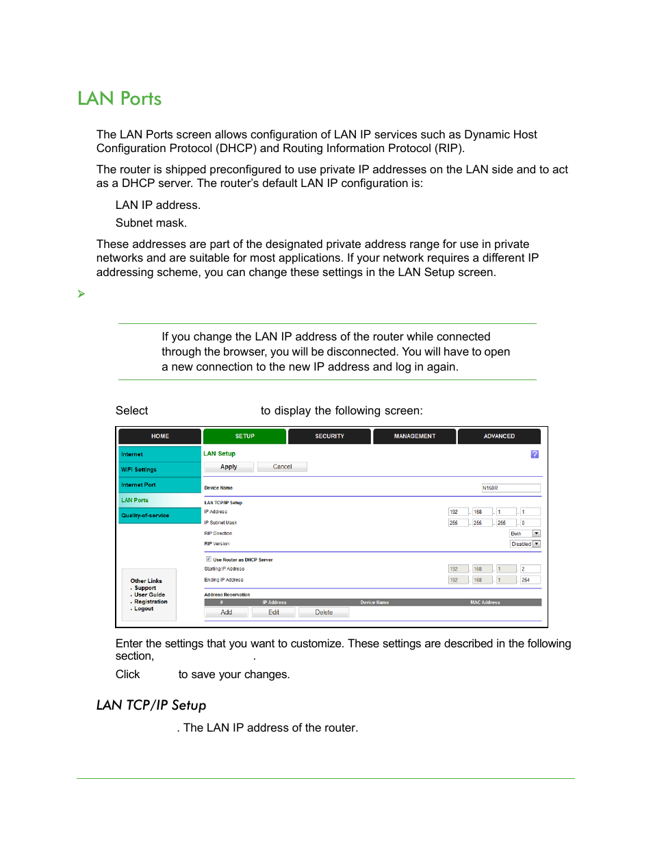 Lan ports | On Networks N150R User Manual User Manual | Page 29 / 92