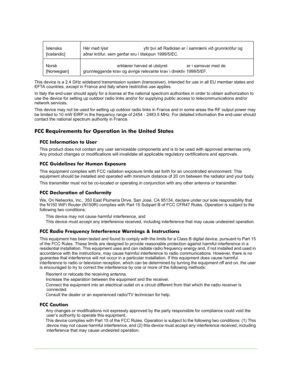 On Networks N150RM User Manual User Manual | Page 77 / 78