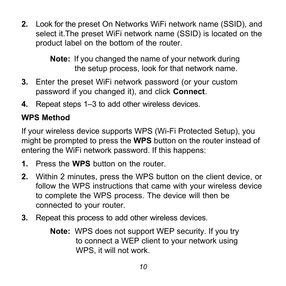 On Networks N300R User Manual | Page 10 / 12