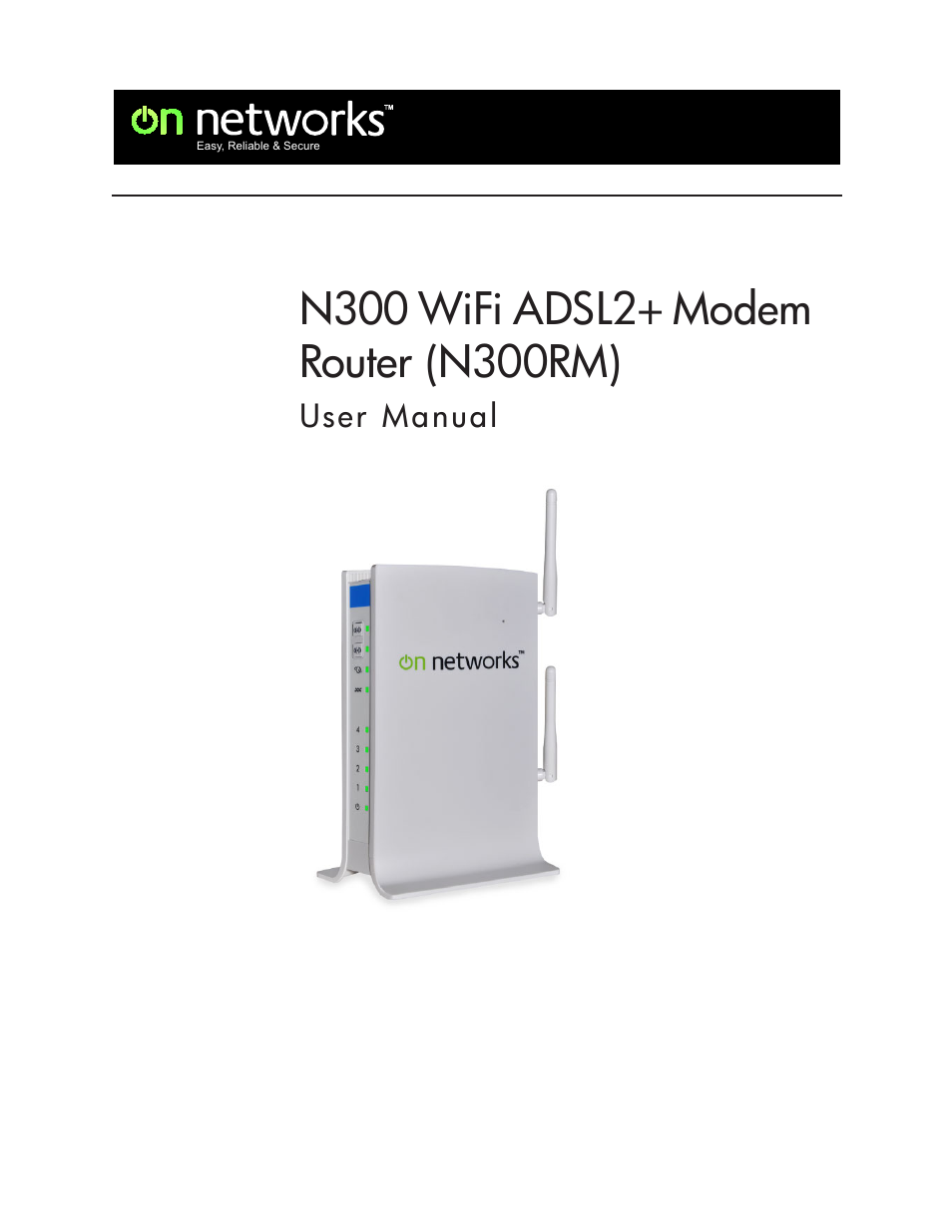 On Networks N300RM User Manual User Manual | 109 pages