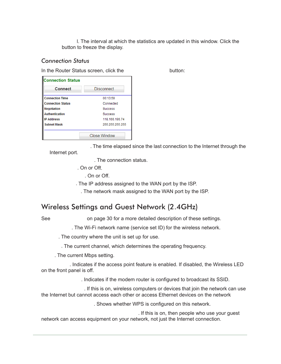 Wireless settings and guest network (2.4ghz) | On Networks N300RM User Manual User Manual | Page 66 / 109