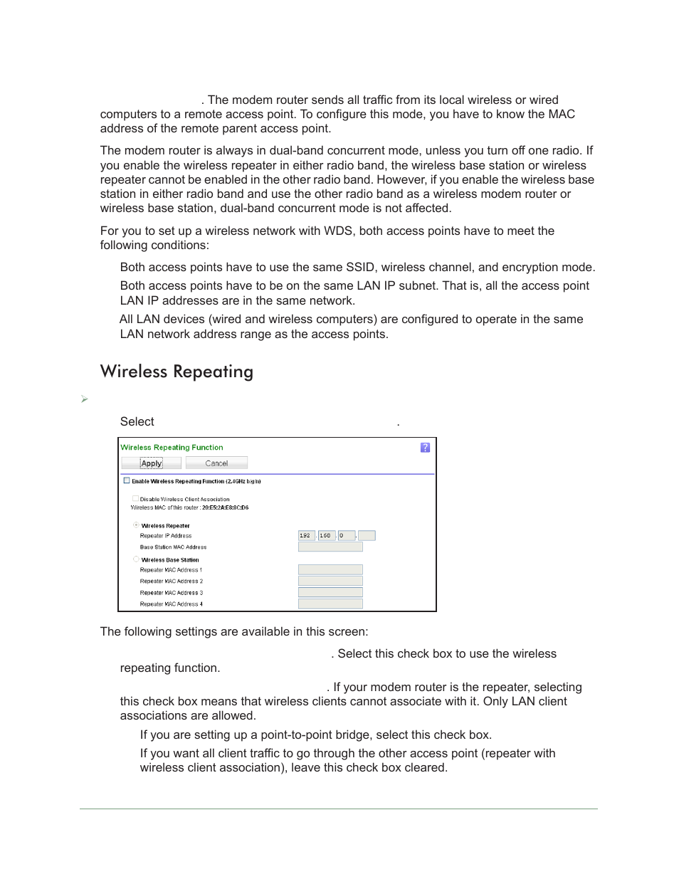 Wireless repeating | On Networks N300RM User Manual User Manual | Page 73 / 109