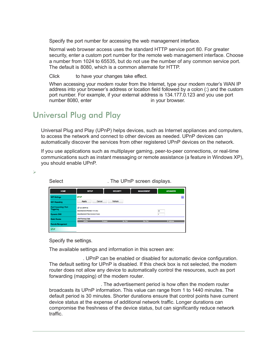 Universal plug and play | On Networks N300RM User Manual User Manual | Page 79 / 109