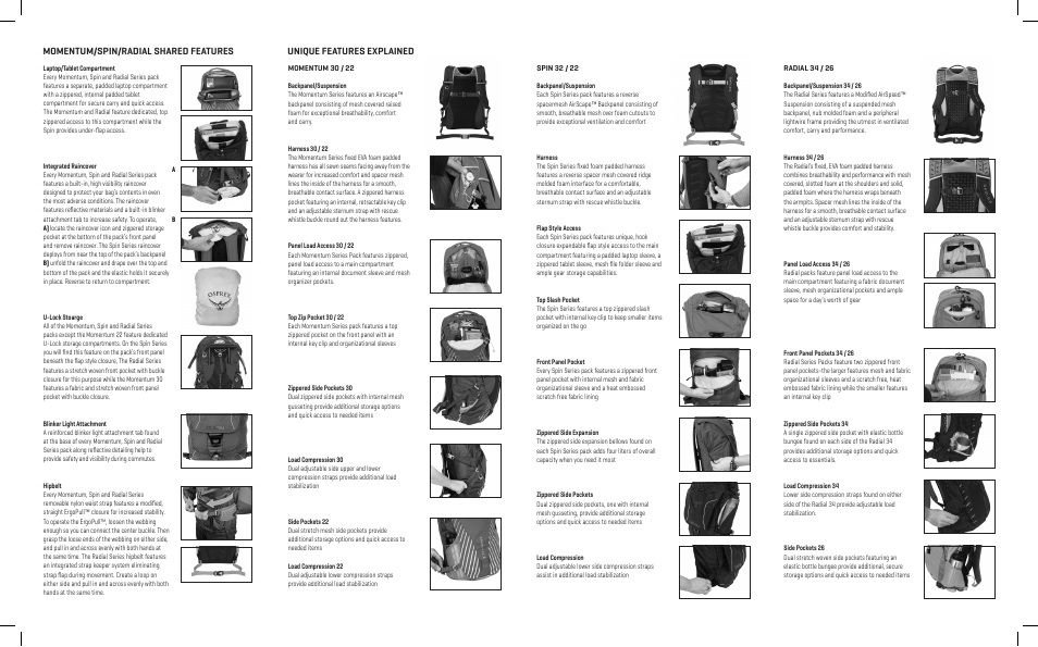 Osprey Momentum 22 User Manual | Page 2 / 2