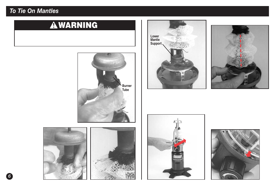 Warning | Coleman NorthStar 2500B User Manual | Page 6 / 32