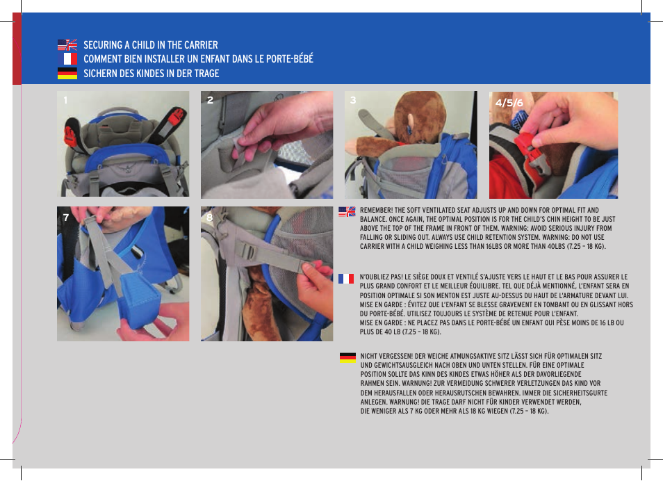 Osprey POCO User Manual | Page 11 / 24