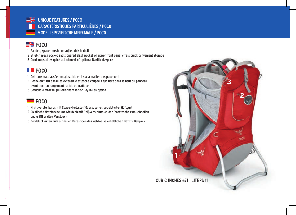 Osprey POCO User Manual | Page 21 / 24