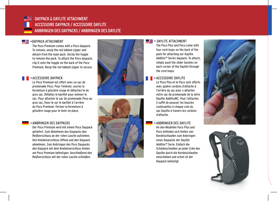 Osprey POCO User Manual | Page 22 / 24