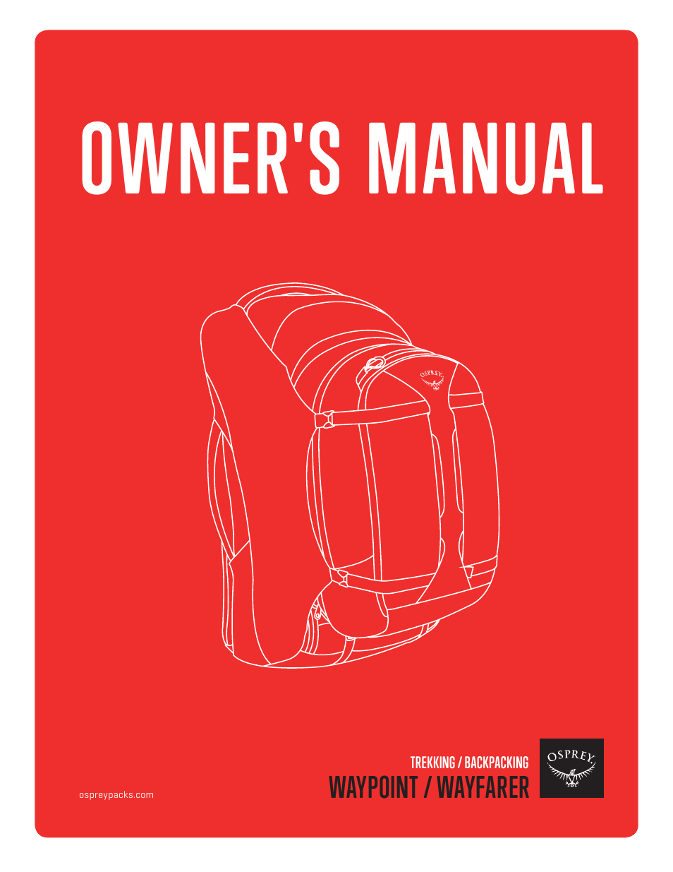 Osprey WAYFARER 70 User Manual | 6 pages