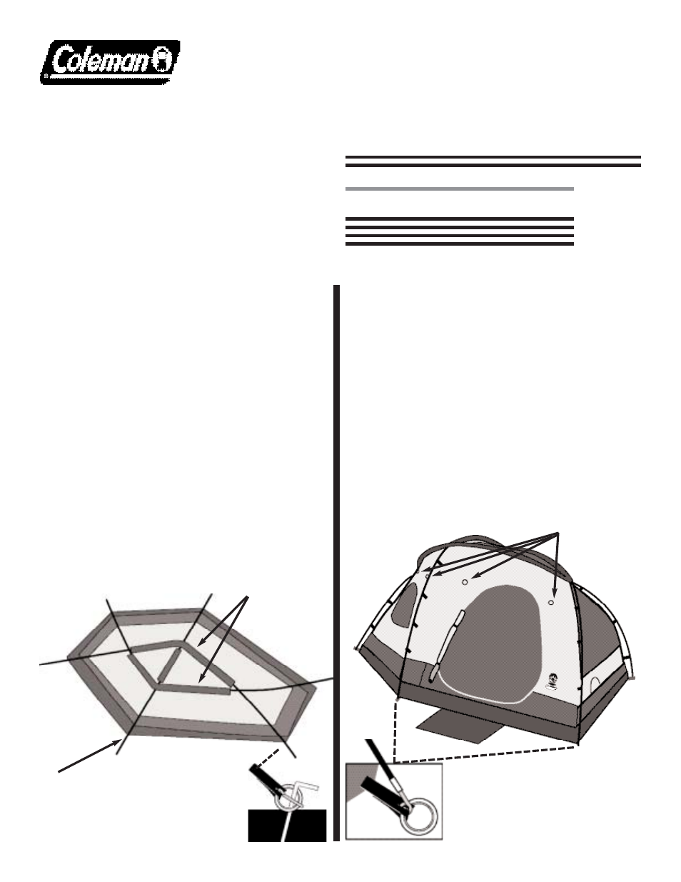 Coleman GALILEO 9276B204 User Manual | 2 pages