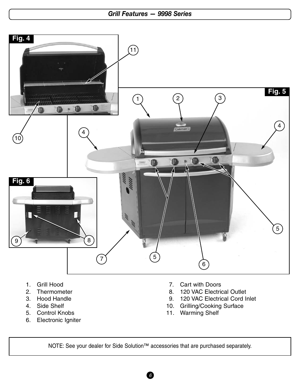 Coleman 9998 Series User Manual | Page 6 / 24