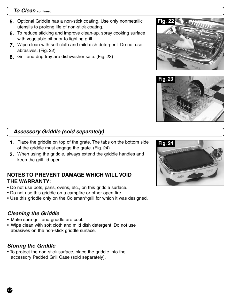 Coleman 9971-A50 User Manual | Page 12 / 16