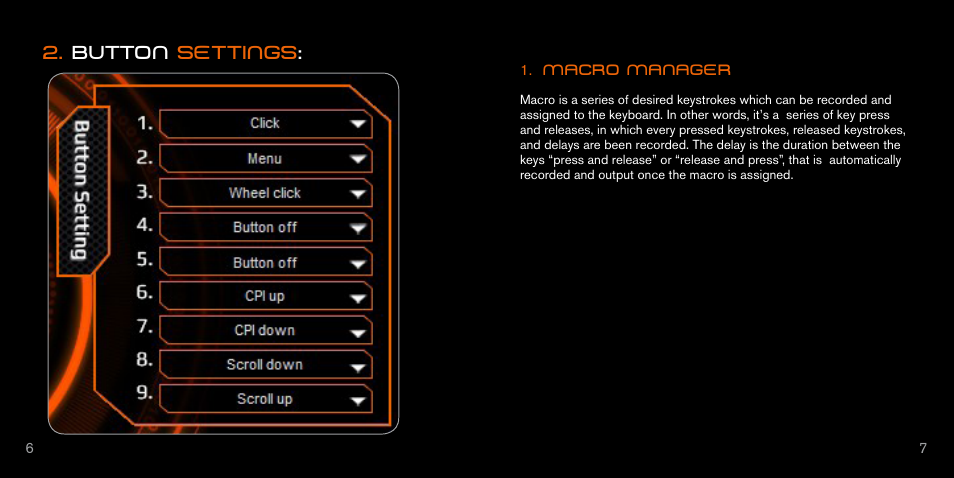 Button settings | Ozone Gaming Argon Ocelote World User Manual | Page 5 / 16