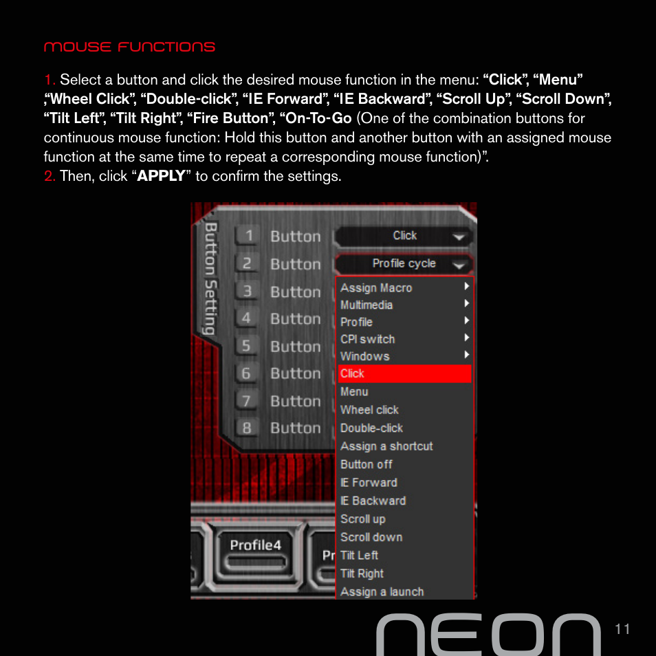 Neon | Ozone Gaming Neon User Manual | Page 11 / 24