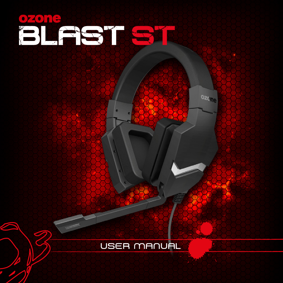 Ozone Gaming Blast ST User Manual | 5 pages