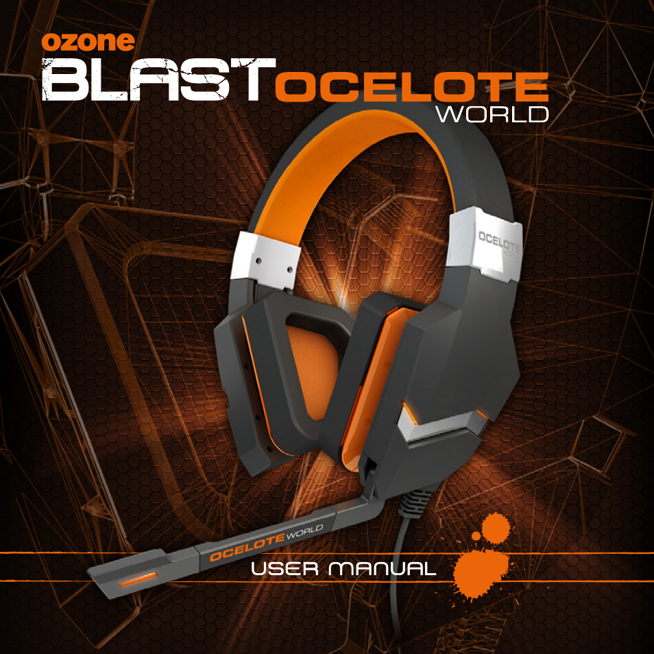 Ozone Gaming Blast Ocelote User Manual | 9 pages
