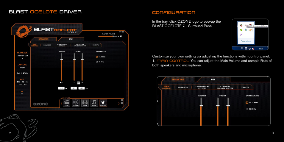 Ozone Gaming Blast Ocelote User Manual | Page 3 / 9