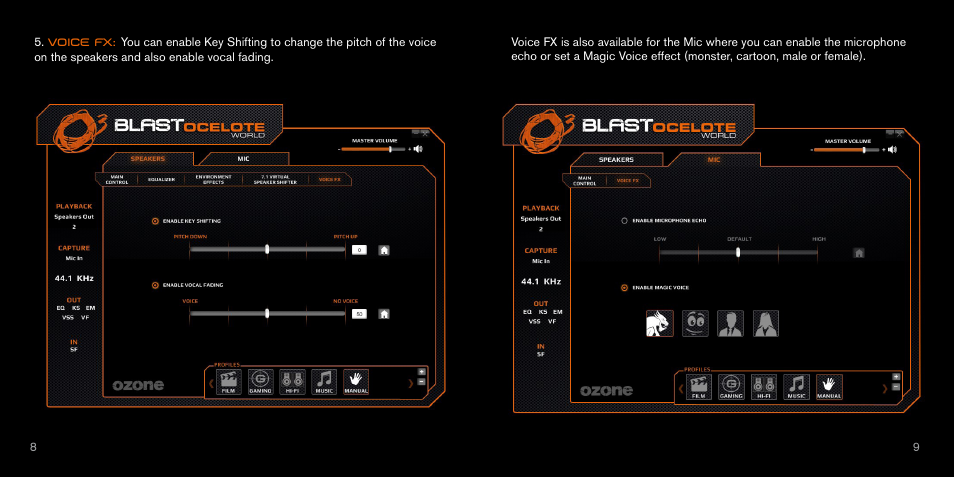 Ozone Gaming Blast Ocelote User Manual | Page 6 / 9
