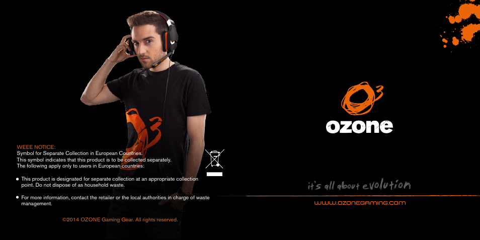 Evolution, It’s all about | Ozone Gaming Blast Ocelote User Manual | Page 9 / 9