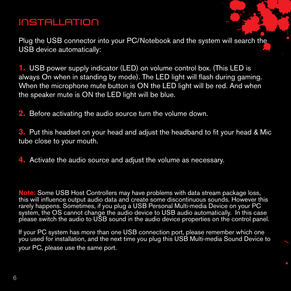 Ozone Gaming Onda PRO User Manual | Page 6 / 8