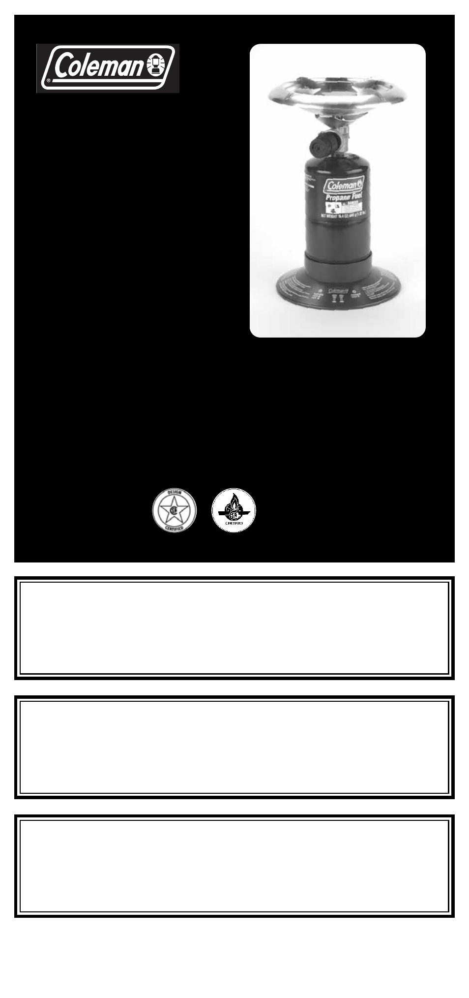 Coleman 5432A Series User Manual | 24 pages