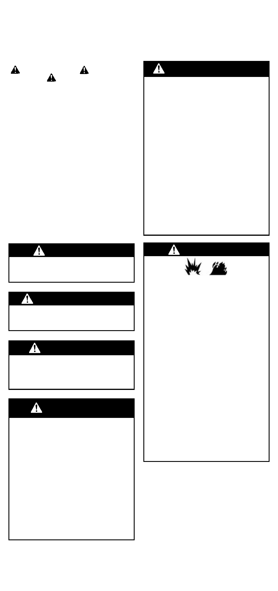 Peligro, Cuidado, Advertencia | Advertencia peligro, Español-2 | Coleman 5432A Series User Manual | Page 16 / 24