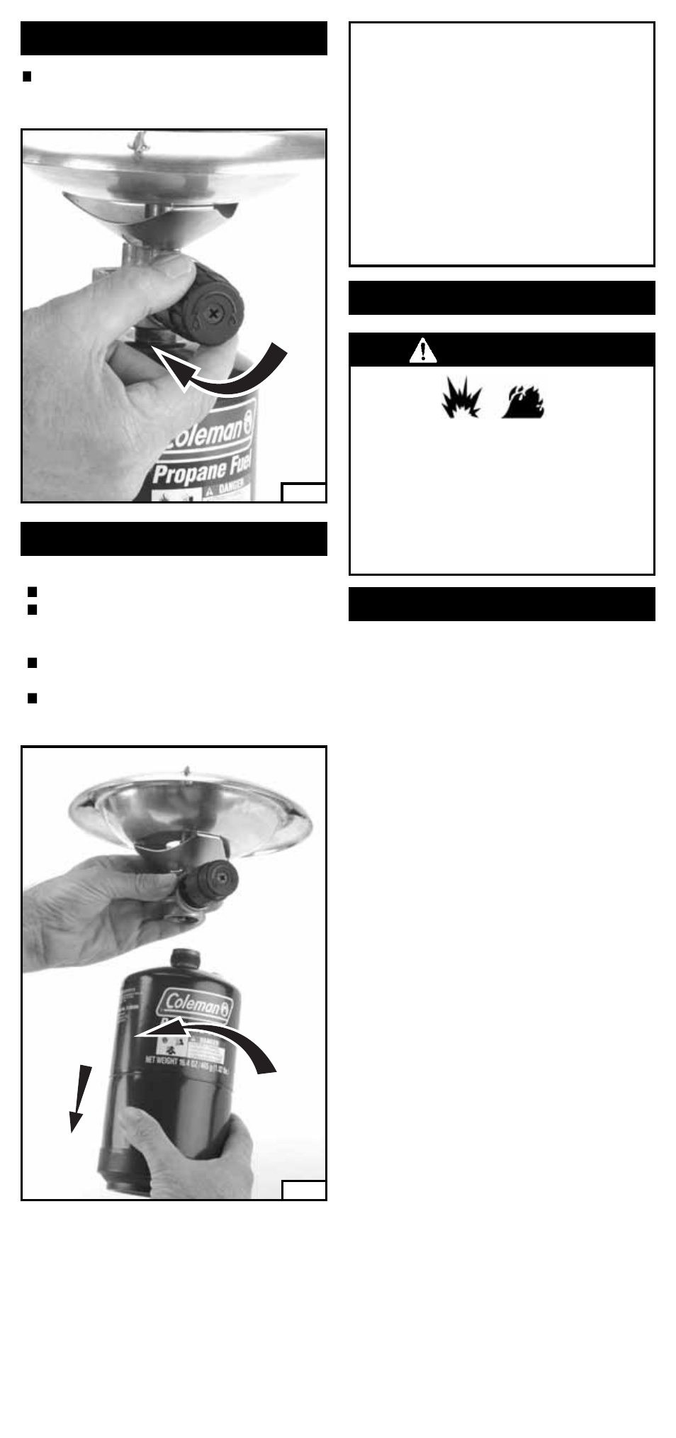 Para limpiarla, Cosas que debe saber peligro, Para guardarla para apagarla | Español-6 | Coleman 5432A Series User Manual | Page 20 / 24